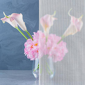 Вітражна плівка самоклеюча на вікна 60см, самоклейка на скло рулон 10м, віконна ПВХ плівка, Струни