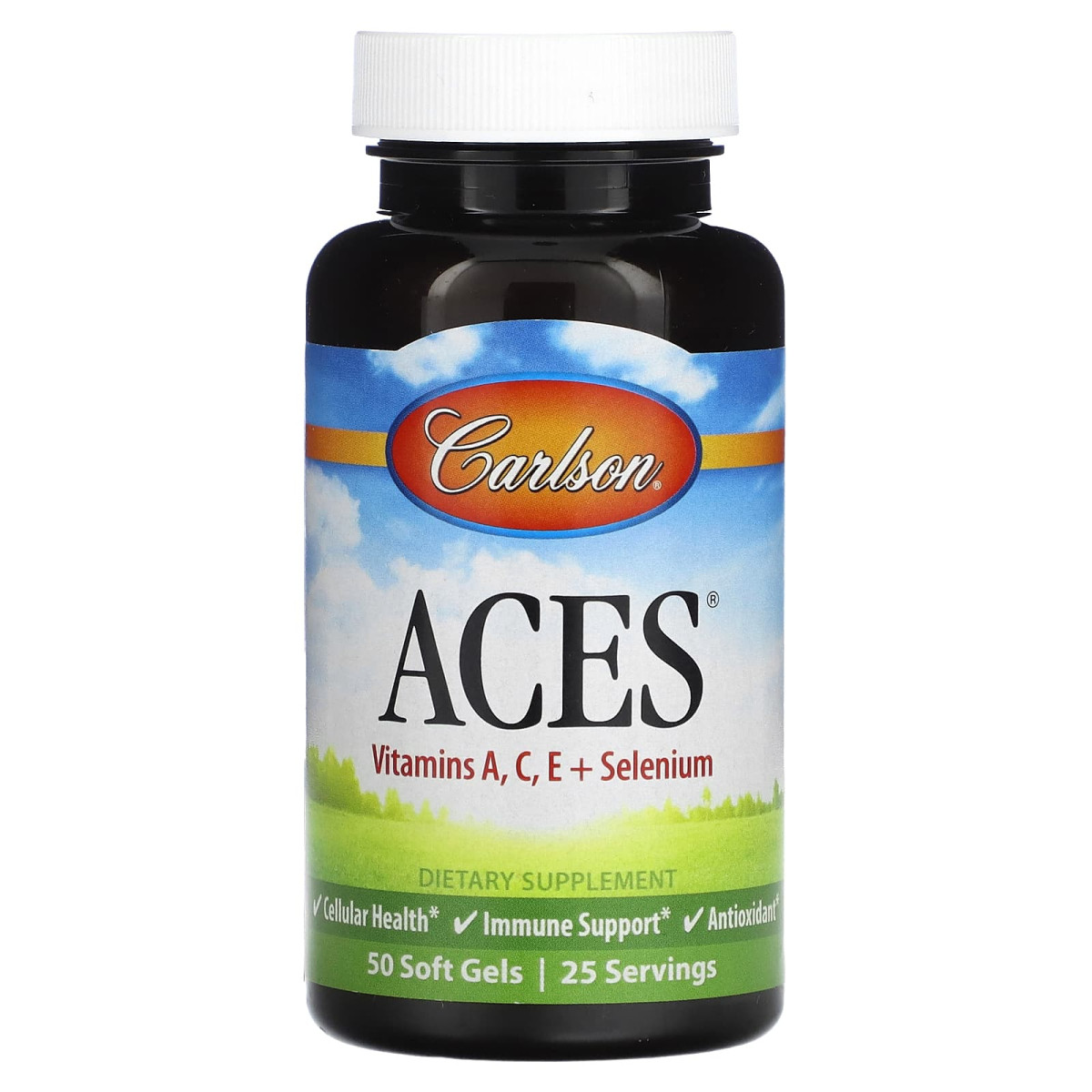 Антиоксидантний захист Carlson Labs (ACES + selenium) 50 капсул