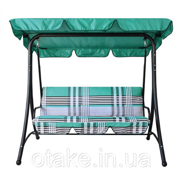 Гойдалка садова "Келлі" Зелено-сіра полоска 2140392, фото 1