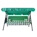 Качелі "Дача" (Зелена шотландка) 2140083, фото 2