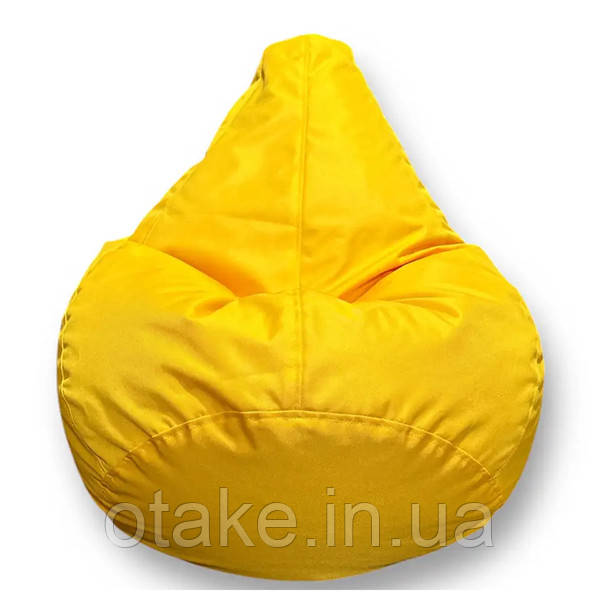 Дитяче крісло мішок жовте 90х60, фото 1
