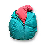 Дитяче крісло мішок бірюзове 90х60, фото 3