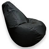 Дитяче крісло мішок чорний 90х60, фото 2