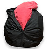 Дитяче крісло мішок чорний 90х60, фото 4