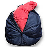 Дитяче крісло мішок синій 90х60, фото 3