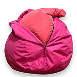 Дитяче крісло мішок рожевий 90х60, фото 4