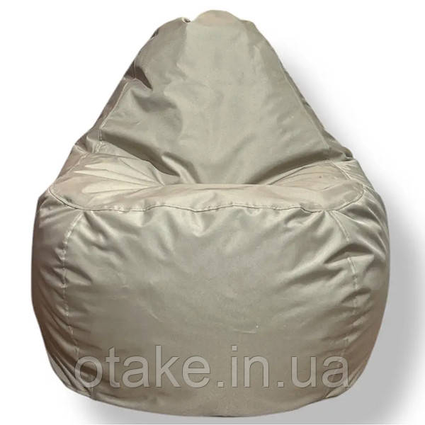 Безкаркасне крісло груша-диван Бежевий 110х90х90, фото 1