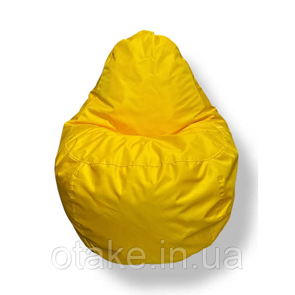 Безкаркасне крісло груша-диван Жовтий 110х90х90, фото 1