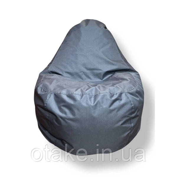 Безкаркасне крісло груша-диван сірий 110х90х90, фото 1