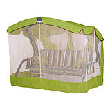 Гойдалки садові «Аліса», дралон, вертикальна смуга, Крісло-гойдалка в подарунок 2140107, фото 3