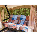 Гойдалка садова «Сімейна» Велика коричнево-сіра клітинка 2140148, фото 4