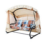 Гойдалка садова «Сімейна» Велика коричнево-сіра клітинка 2140148, фото 8