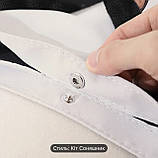 Велика сумка-шопер з принтом кота у соняшниках, 50/45 см, фото 5