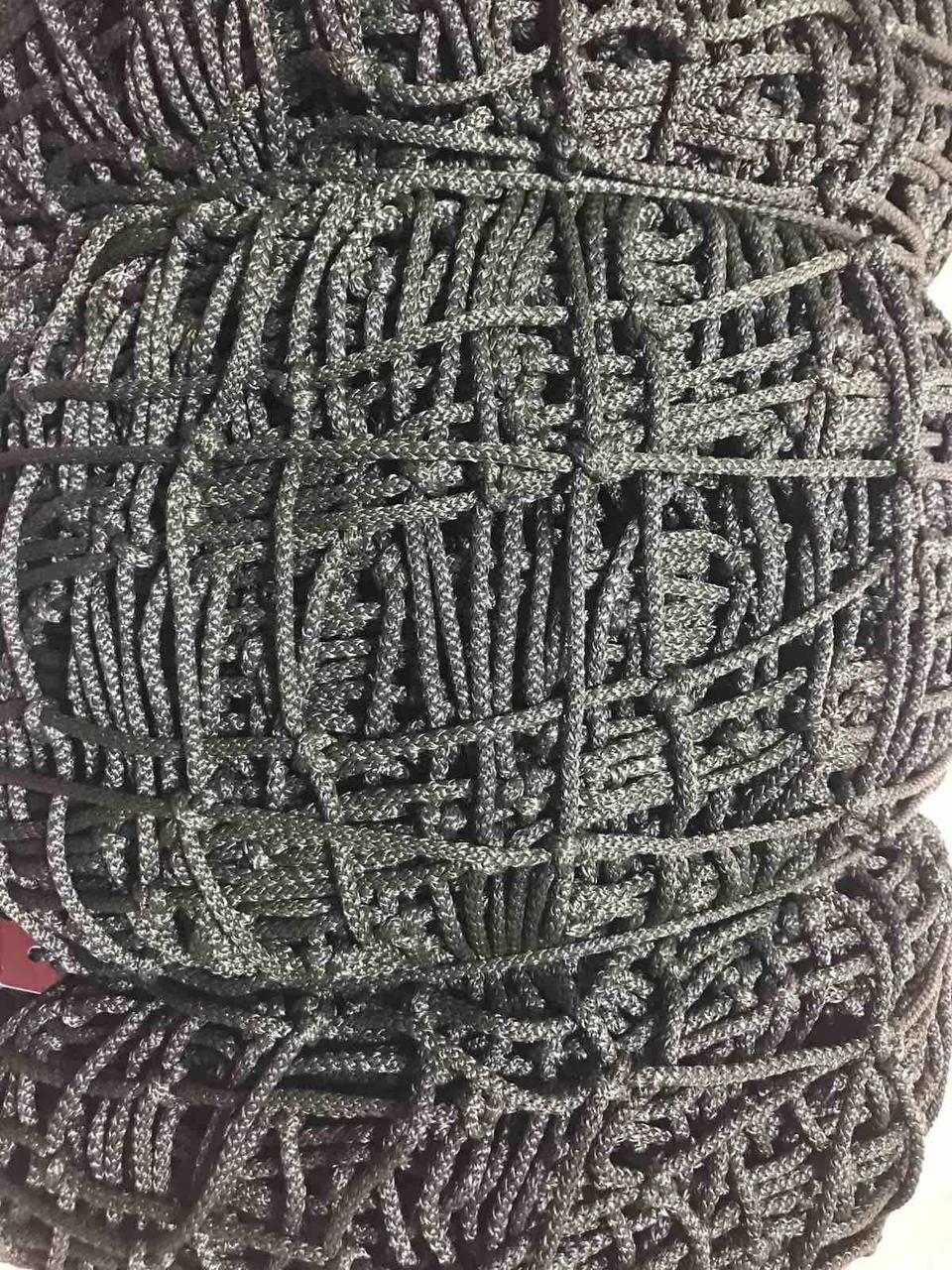 Загороджувальна сітка D 5,5 мм 10 см ХАКІ військова осередок захисна огороджувальна для спортзалів стадіонів,