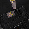 Чоловічі шорти джинсові чорні John Lucca вільний крій, оверсайз, фото 5