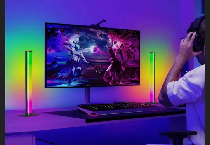 Опис Лампа декор і кріплення для телевізора RGB Desktop ight (AND HA-184) SV227