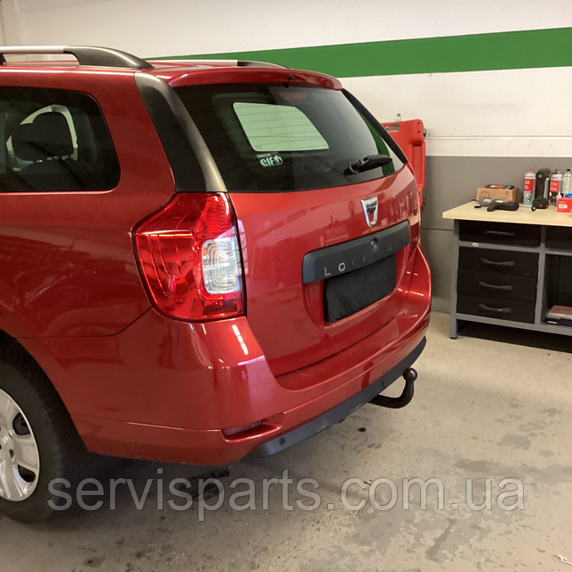 Фаркоп Renault Logan MCV 2013- (Рено Логан універсал) без підрізу бампера