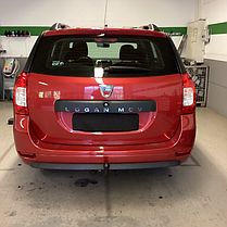 Фаркоп Renault Logan MCV 2013- (Рено Логан універсал) без підрізу бампера, фото 3