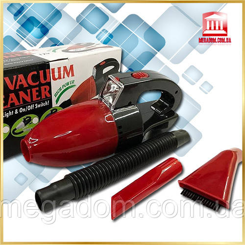 Портативний автомобільний пилосос від прикурювача Car vacuum cleaner