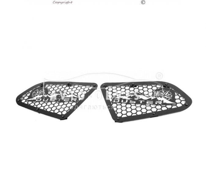 Накладки на задні вікна Renault Duster 2018-... - тип: метал, фото 1