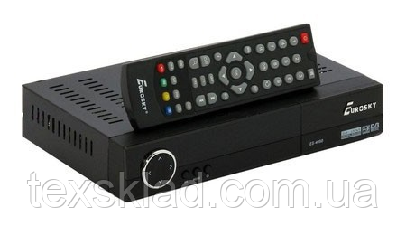 Цифровий ТВ тюнер DVB-T2 Eurosky ES-3021 (USB вхід, мінімум 32 канали) 