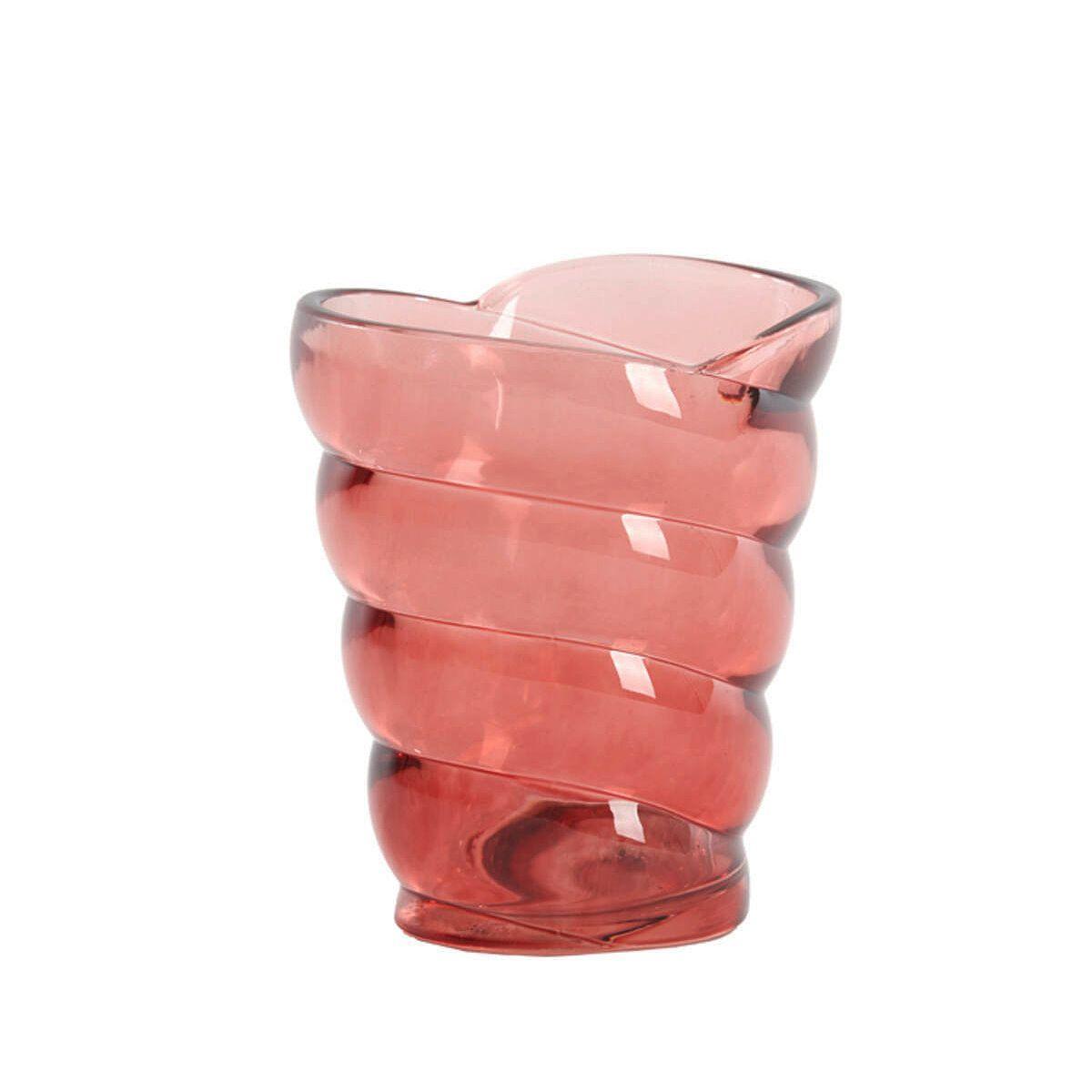 Підсвічник скляний у рожевому кольорі Malea Light&Living, фото 1
