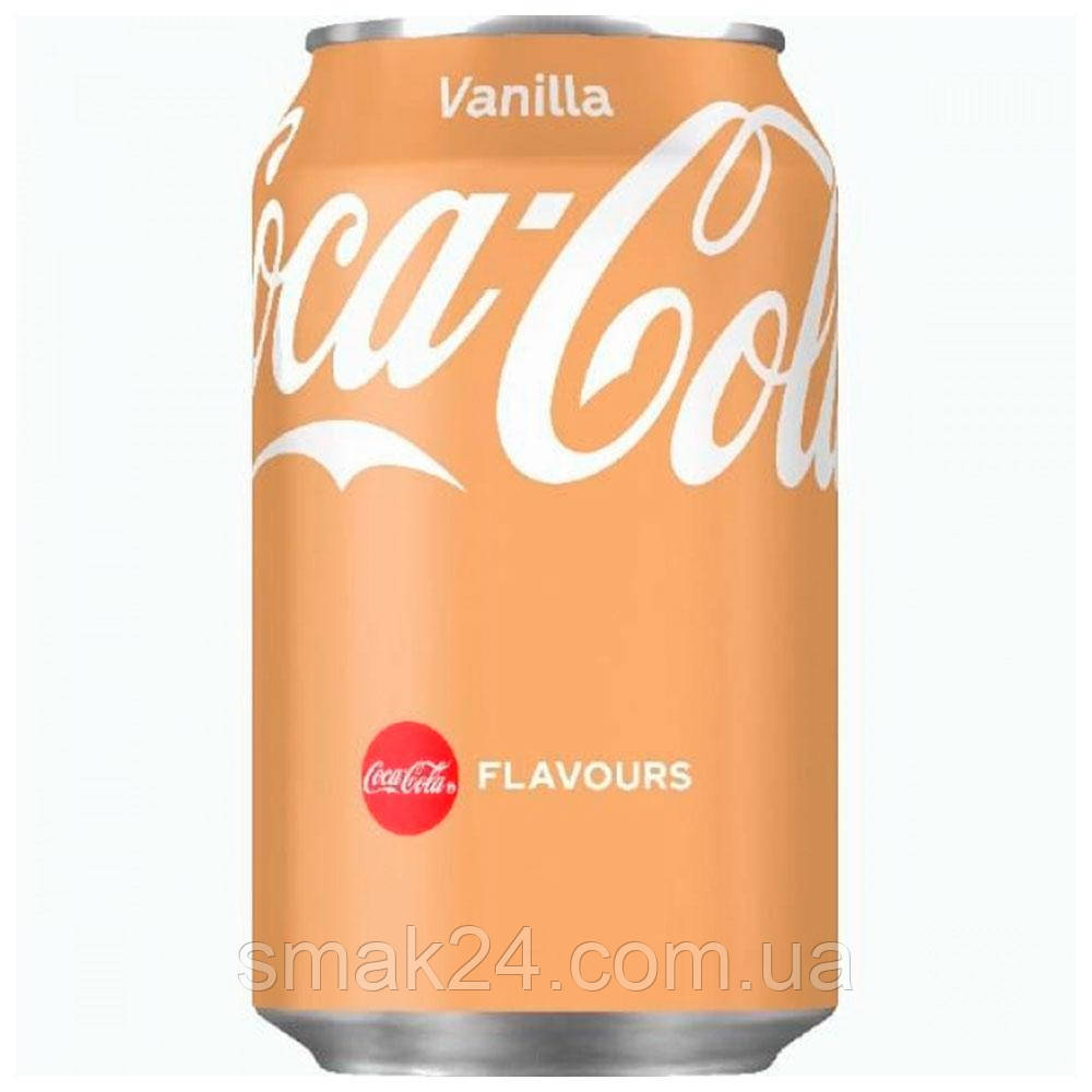 Напій сильногазований Coca-Cola vanilla 330 мл ж/б