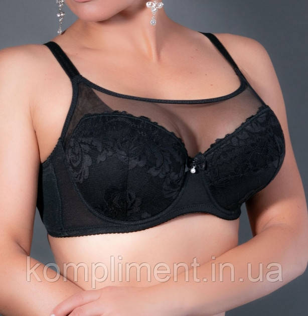 Класичний бюстгальтер із сіточкою Acousma А6482, чашка Д