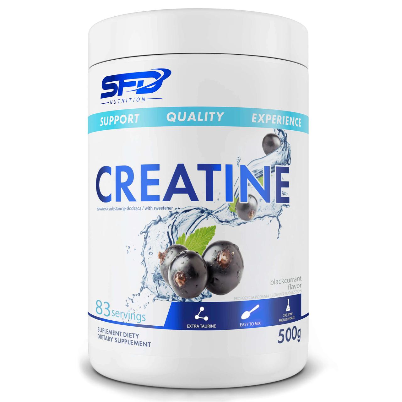 Креатин Моногідрат SFD Nutrition Creatine 500 г (різні смаки)