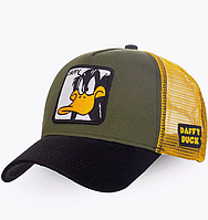 Кепка бейсболка Korni з сіточкою літня чоловіча підліткова Daffy Duck 56-58 різнокольорова (SVS)