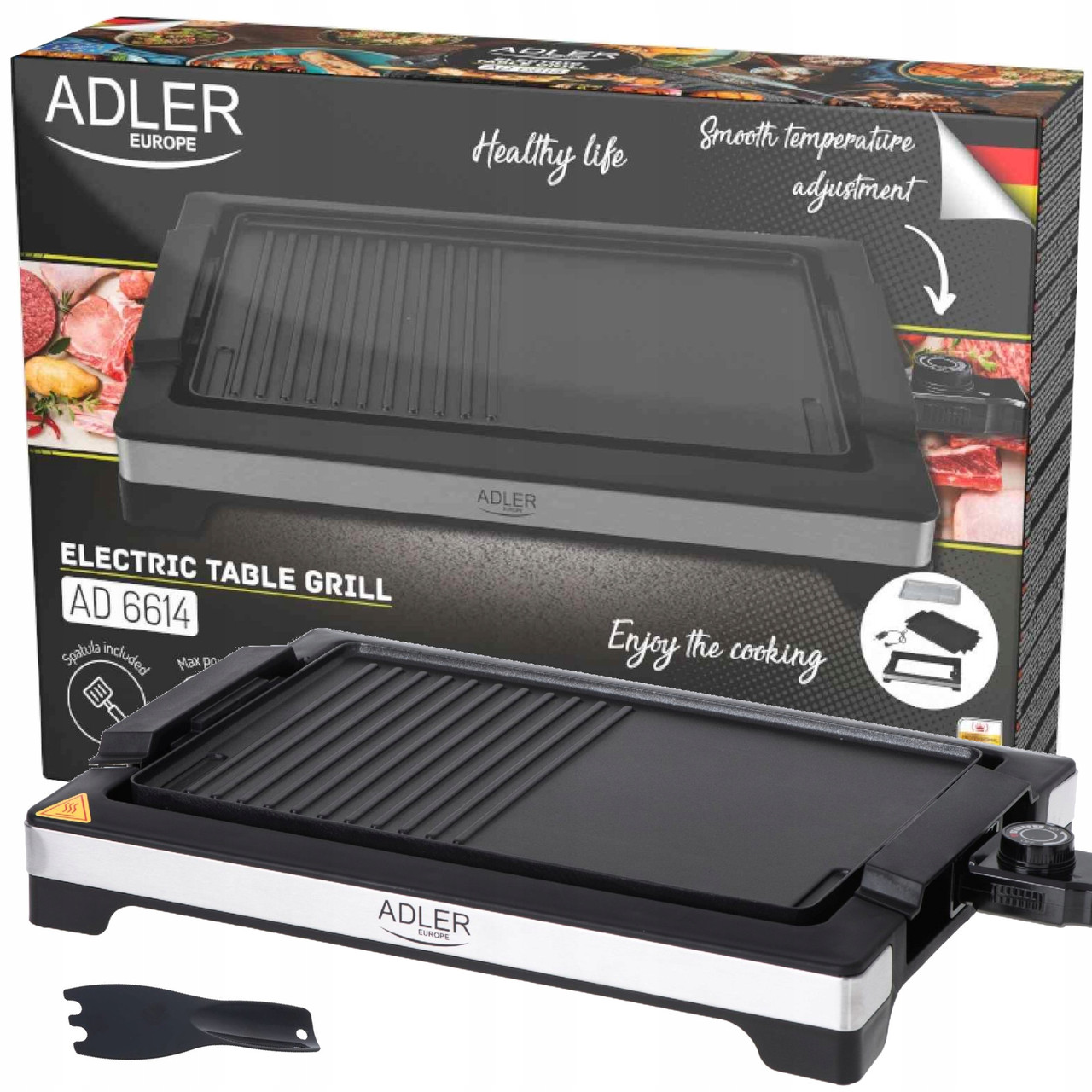 Електричний настільний гриль Adler AD 6614 3000W