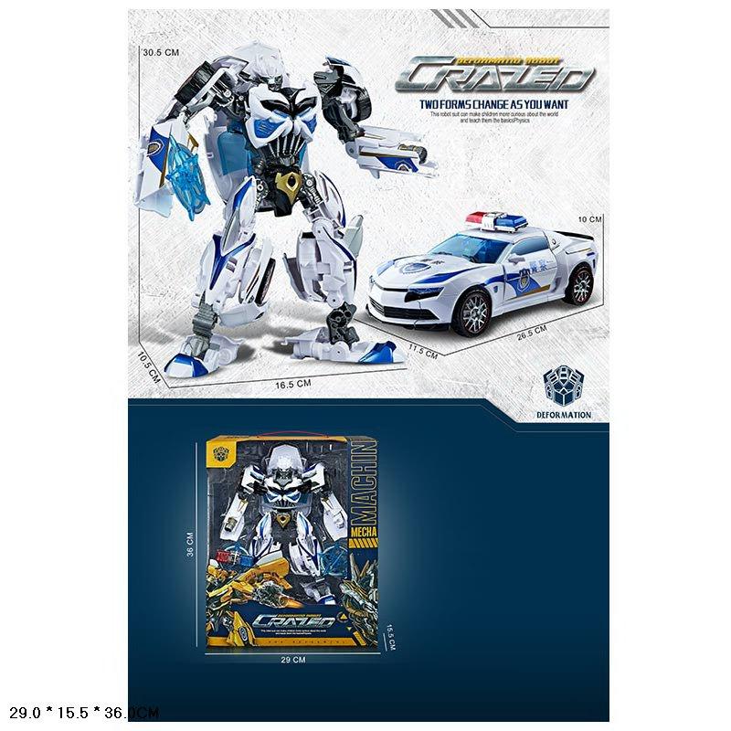 Робот W8836B, що трансформується в машину Поліція, фото 1