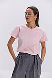 Однотонна жіноча базова футболка в різних кольорах, фото 2