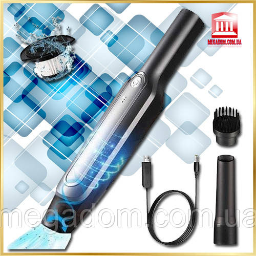 Автомобільний пилосос Vacuum Cleaner Car Accessories Бездротовий, компактний, з насадкою, 12V