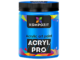 Фарба художня Серія "Флуоресцентна" Acryl PRO ART Kompozit 430 мл, 556 флуоресцентний блакитний