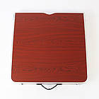 Стіл для пікніка та 4 стільці + Подарунок Вічний сірник Make Fire / Складаний столик для кемпінгу / Портативний стіл, фото 9