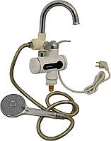 Електричний водонагрівач кран Grunhelm EWH-1X-3FSH-LED