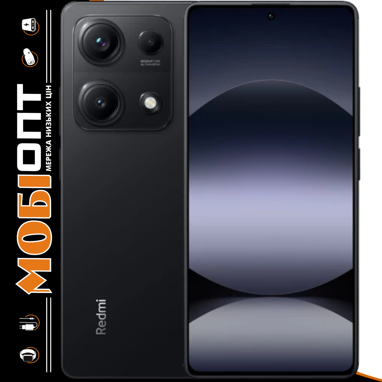Смартфон Xiaomi Redmi Note 14S 12/512Gb Midnight Black Global version