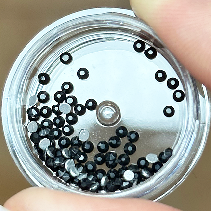 Камені для декору, 100 шт чорні, фото 2