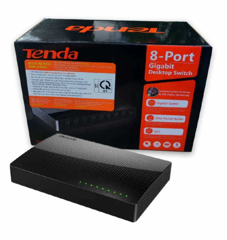 Комутатор мережевий Tenda SG108, 8 автоузгоджених портів