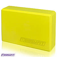 Блок для йоги EasyFit EVA Жовтий
