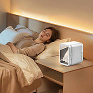 Портативний косметичний холодильник на 4 л з дзеркалом з підсвічуванням Білий 12V-220V, фото 6