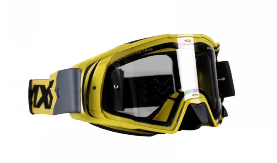 Маска кросова AXXIS MX-EVO STRAP A13 YELLOW