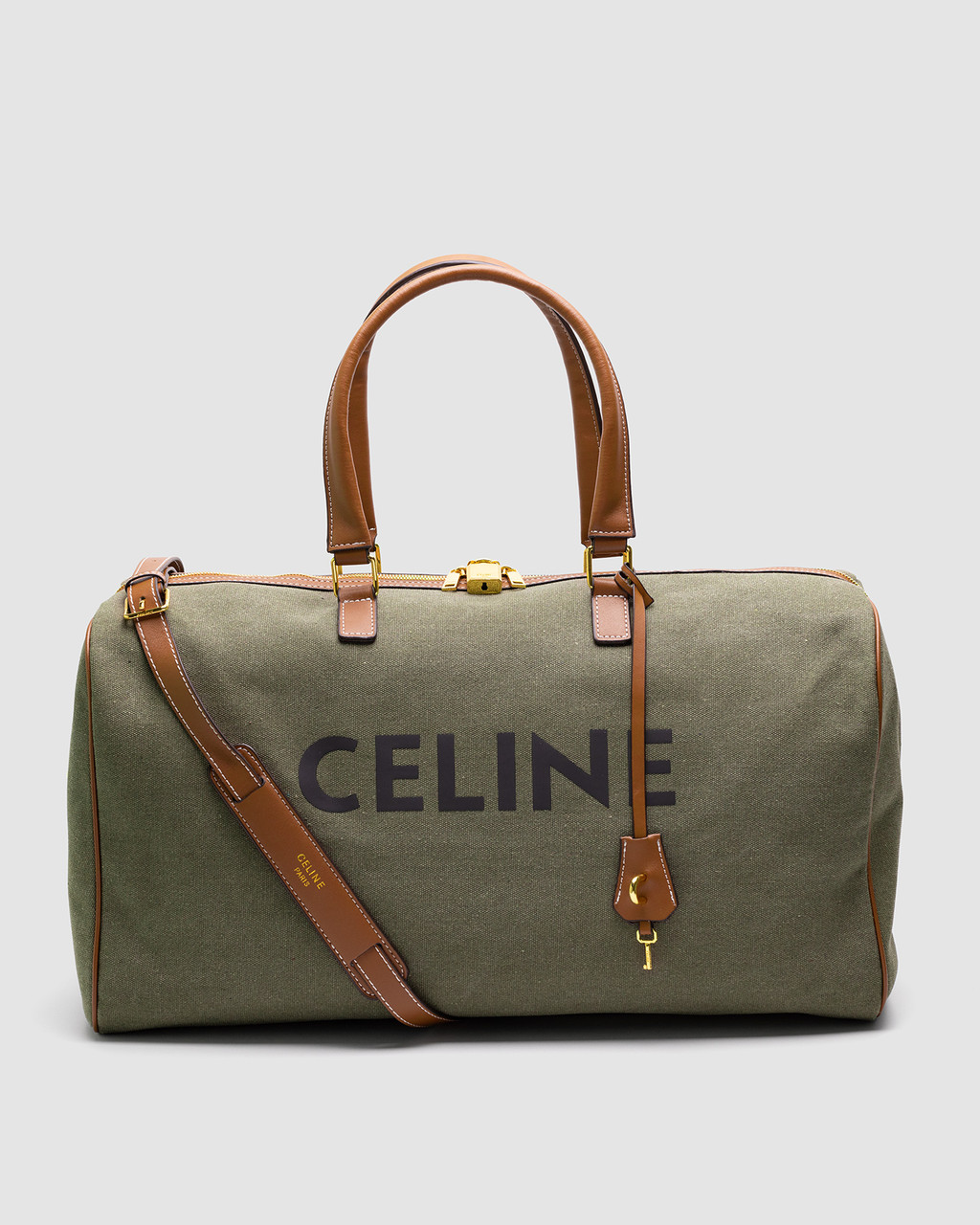 💎 Celine Women Large Voyage Bag in Textile with Celine Print and Calfskin 50 х 27 х 22 см, фото 1