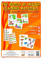 КОМПЛЕКТ КАРТОК: букви, цифри, кольорі АНГЛIЙНОЮ. The world of english learning / Мандрівець / ISBN