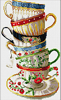 Алмазний живопис Набір кавових чашок Dream Art 30001 (28,5 х 47,5 см)