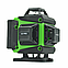 Лазерний рівень нівелір Marker 4D-360 PRO 16 ліній зелений промінь, фото 2