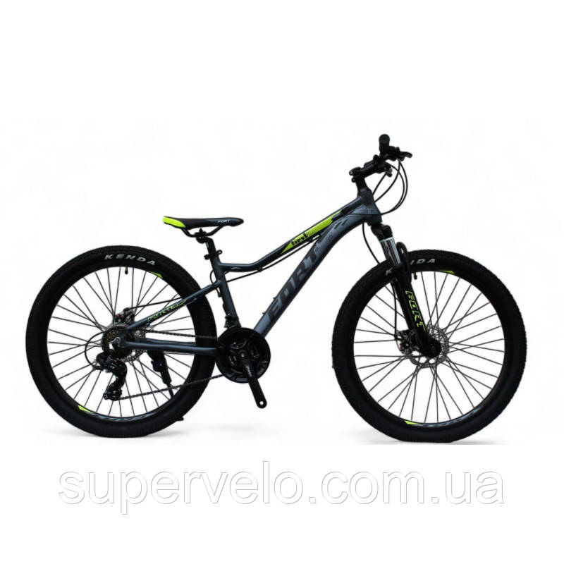 Велосипед Fort First 27.5" сіро-зелений, фото 1