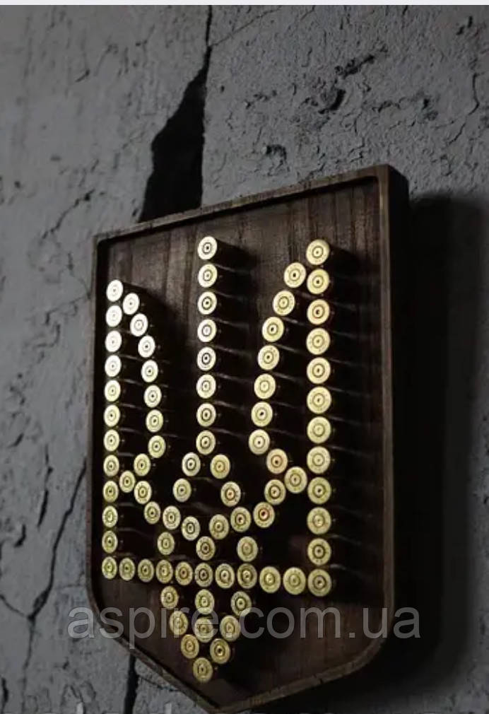 Тризуб із гільз Україна А4, фото 1