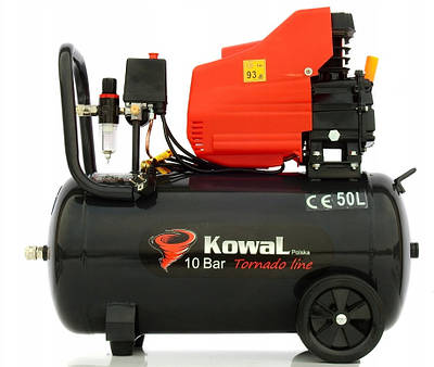 Компресор повітряний масляний  Kowal Polska 50 л ( 2.9 кВт / 10 бар / 220 л/хв/ Гарантія 12м)